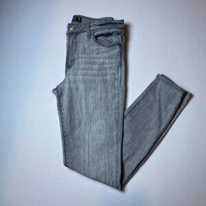 Abercrombie & Fitch, gray wash Harper Low Rise Super Skinny jeans, size 6/28